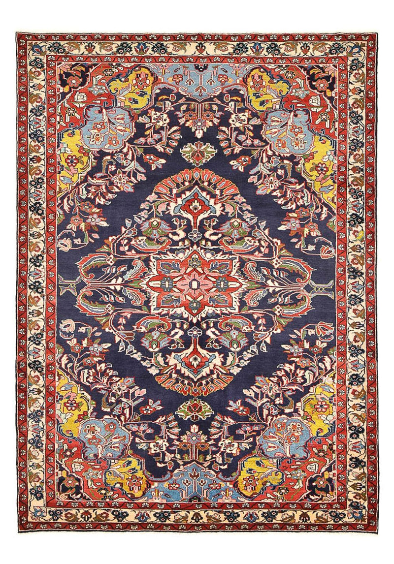 Dywan perski - Klasyczny - 311 x 215 cm - ciemnoniebieski