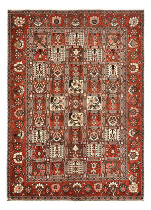 Perski dywan - Nomadyczny - 297 x 205 cm - ciemna czerwień