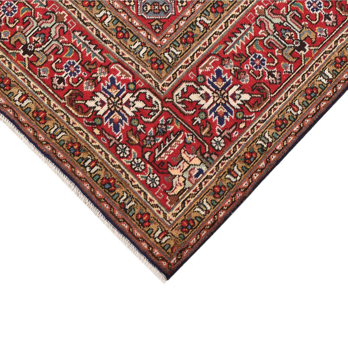 Dywan perski - Tabriz - 295 x 200 cm - ciemnoniebieski