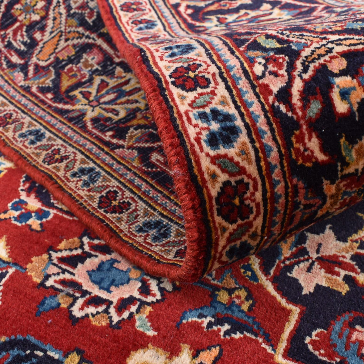 Dywan perski - Keshan - 257 x 146 cm - czerwony