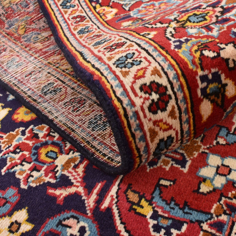 Dywan perski - Keshan - 255 x 146 cm - ciemnoniebieski