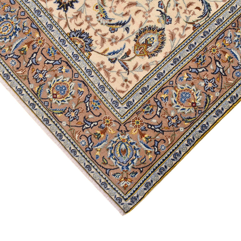 Dywan perski - Keshan - 223 x 138 cm - jasny beż