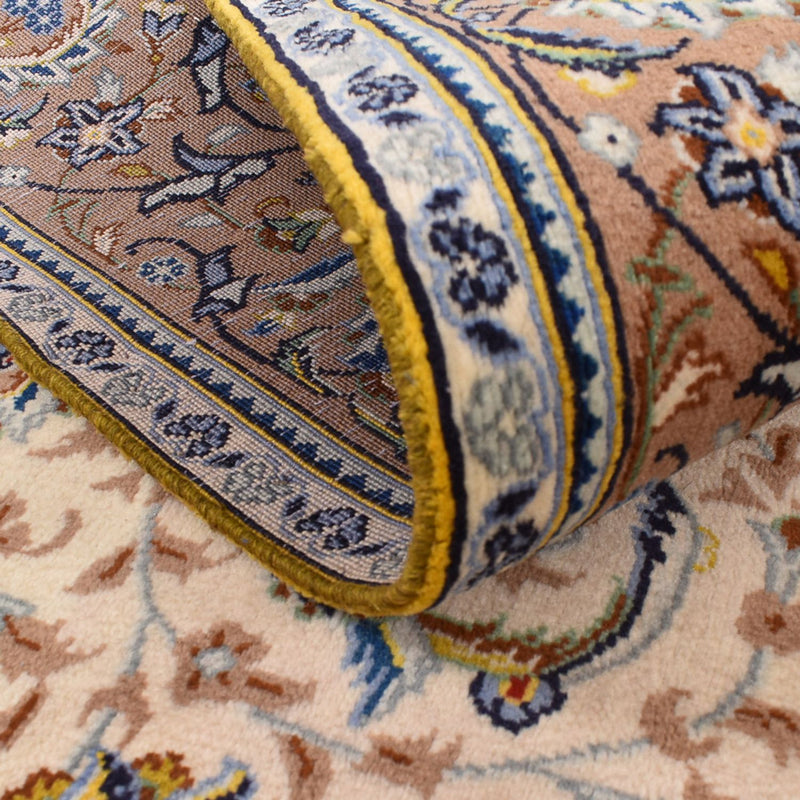 Dywan perski - Keshan - 223 x 138 cm - jasny beż