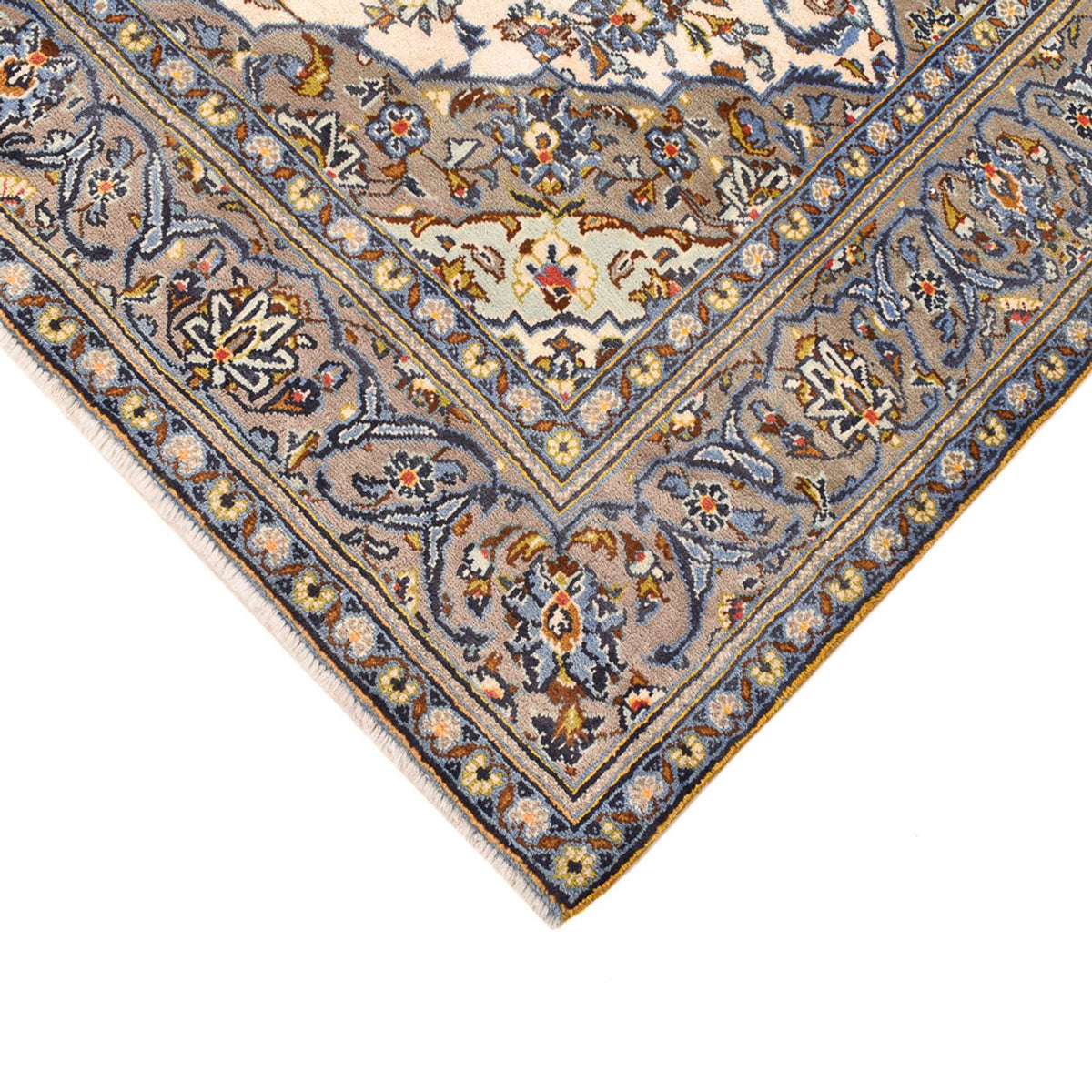 Dywan perski - Keshan - 230 x 145 cm - jasny beż