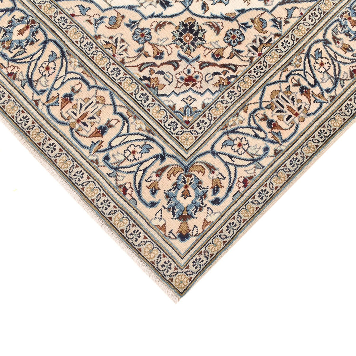 Dywan perski - Keshan - 251 x 143 cm - piaskowy