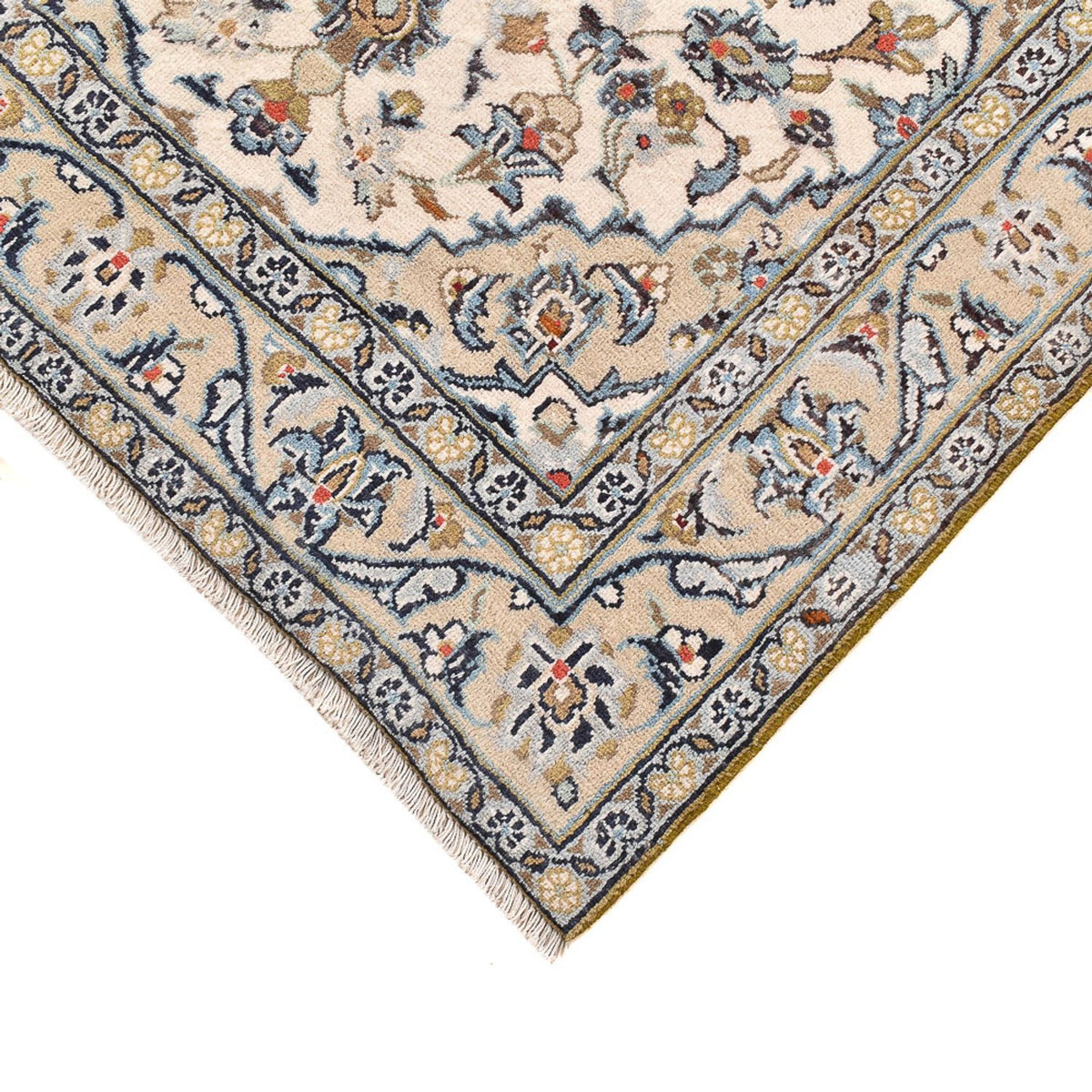 Dywan perski - Keshan - 142 x 96 cm - piaskowy