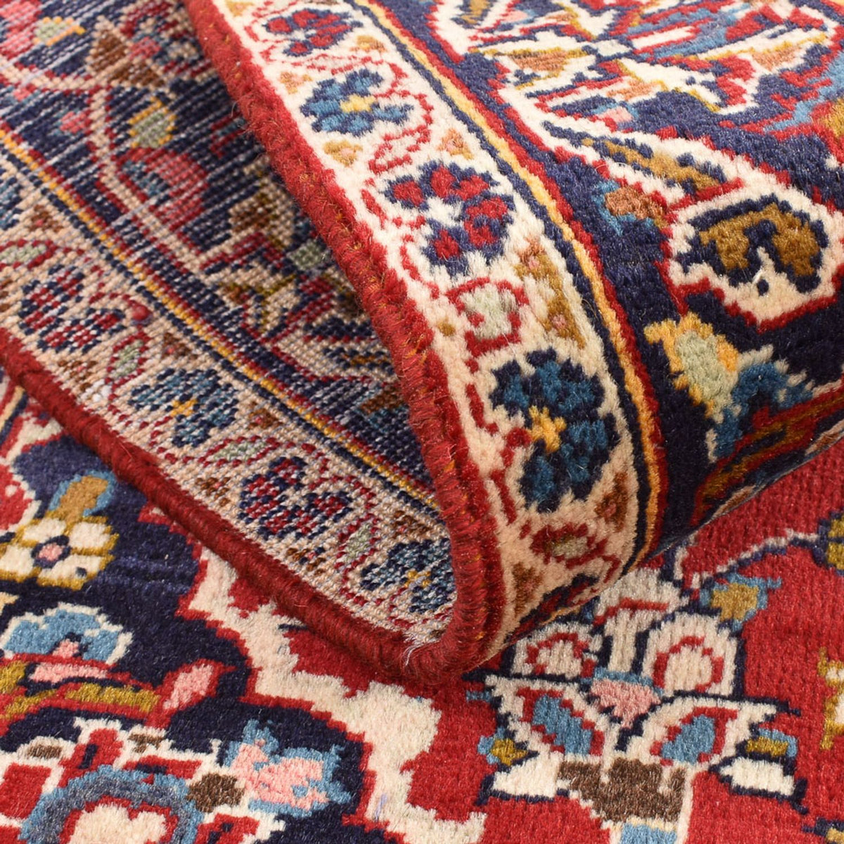 Dywan perski - Keshan - 140 x 97 cm - czerwony