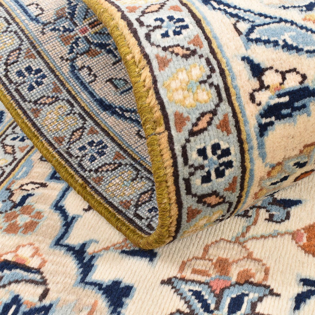 Dywan perski - Keshan - 142 x 97 cm - piaskowy