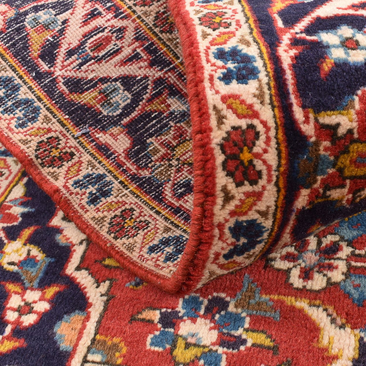 Dywan perski - Keshan - 145 x 97 cm - jasna czerwień