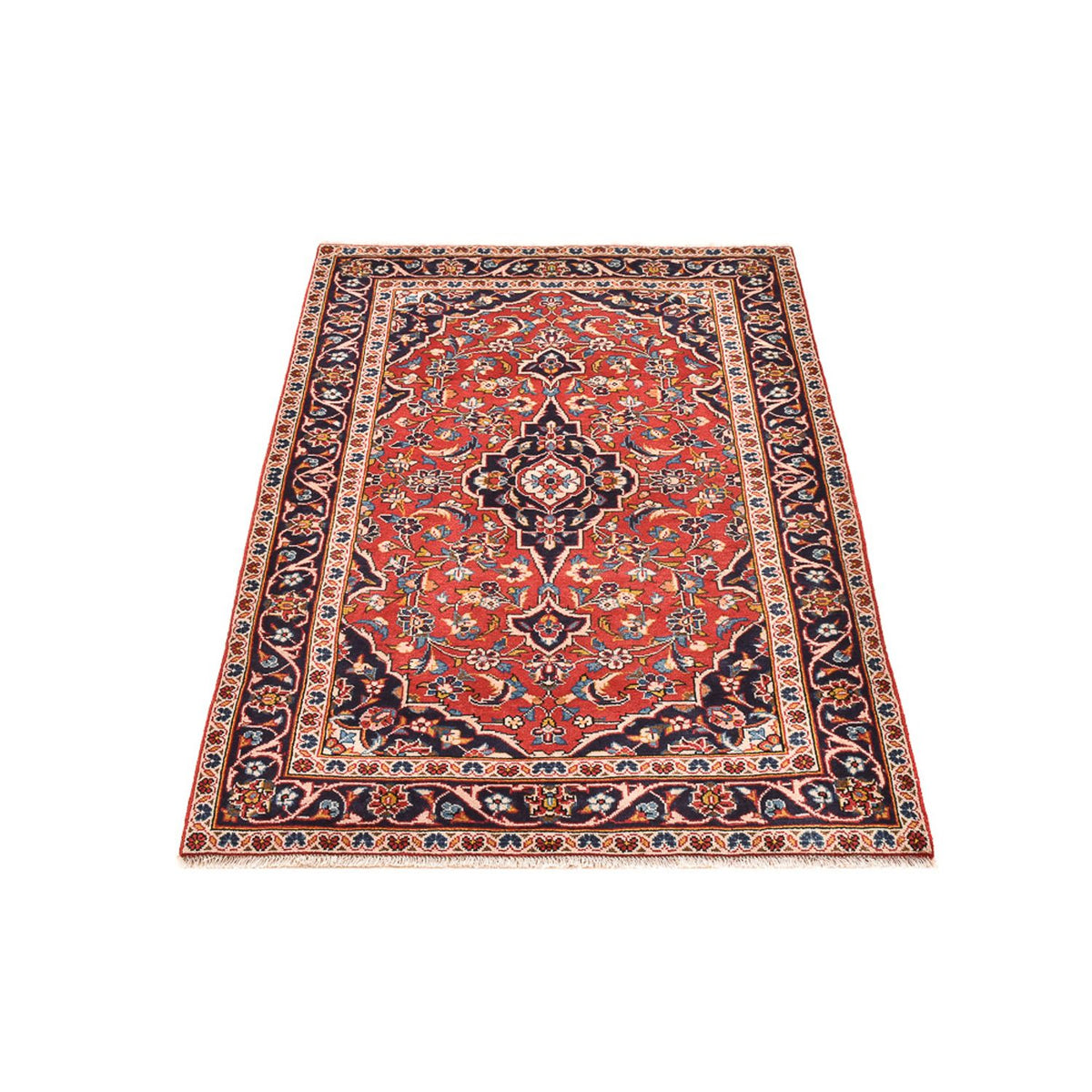 Dywan perski - Keshan - 145 x 97 cm - jasna czerwień