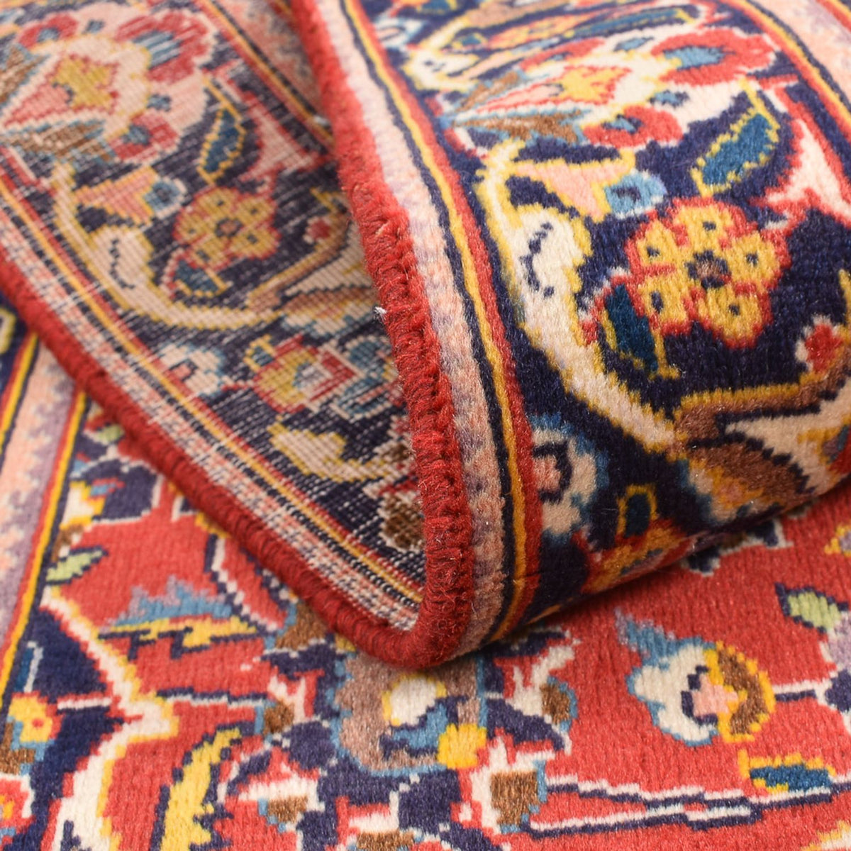 Dywan perski - Keshan - 163 x 101 cm - jasna czerwień