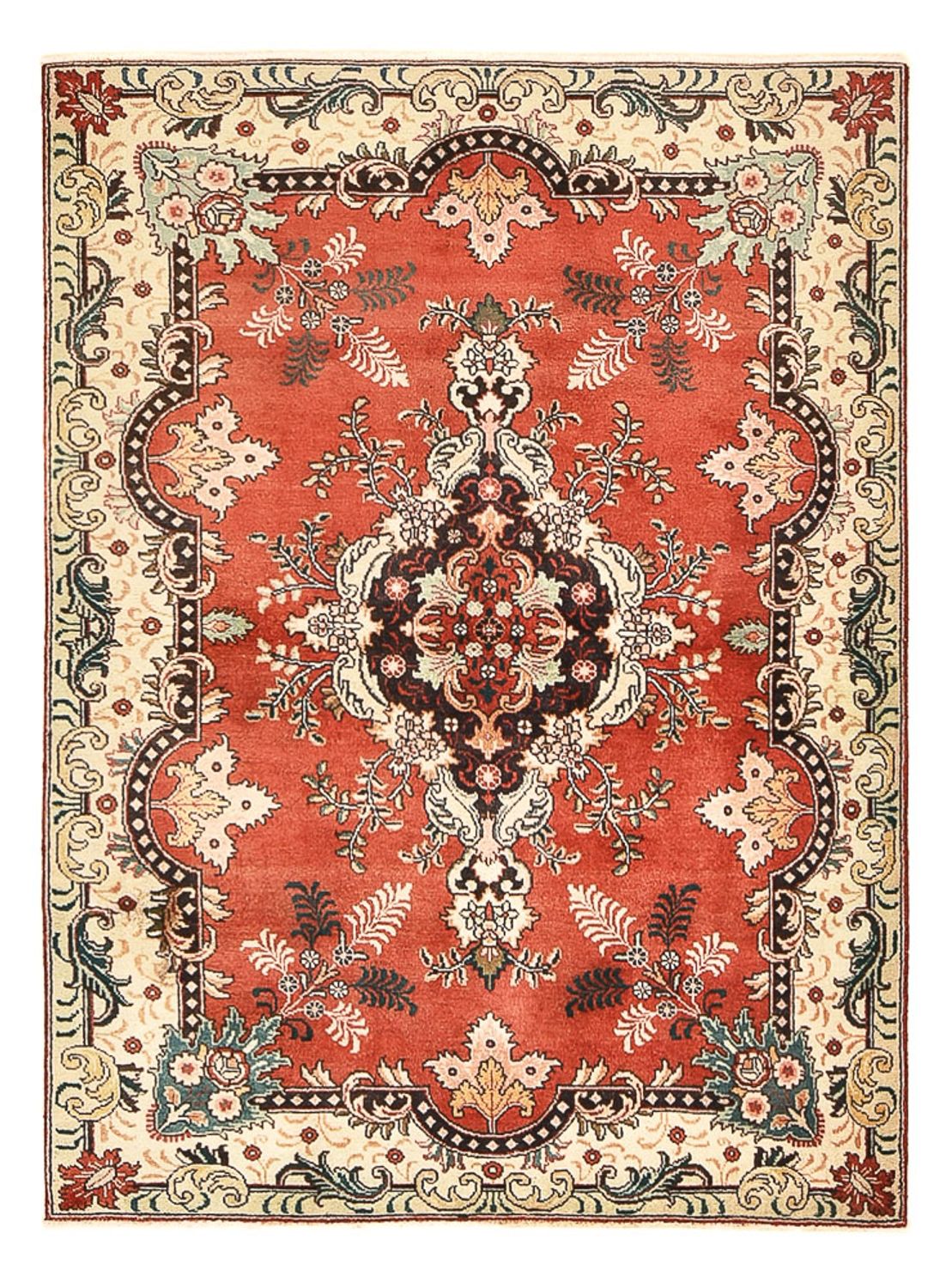 Dywan perski - Tabriz - 183 x 134 cm - czerwony