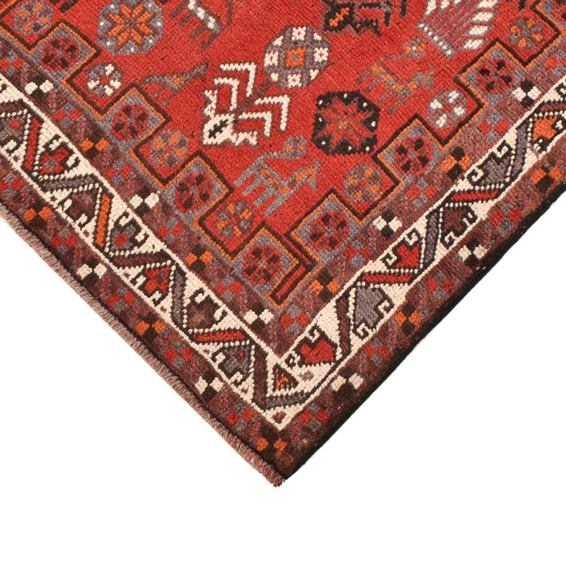 Perski dywan - Nomadyczny kwadratowy  - 184 x 165 cm - czerwony