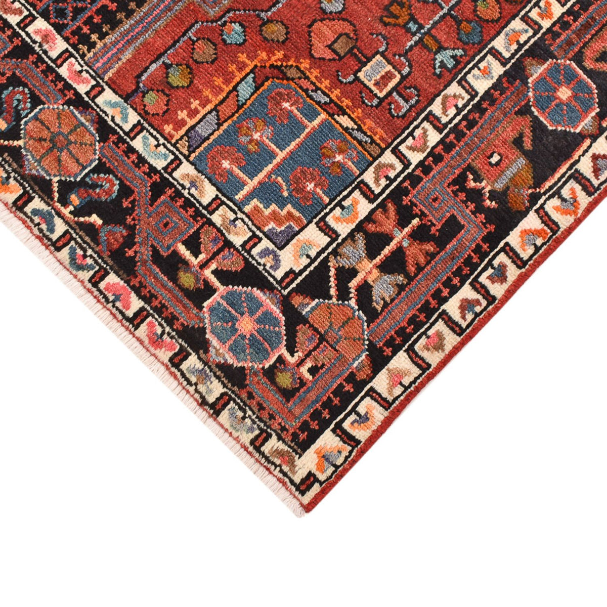 Perski dywan - Nomadyczny - 213 x 119 cm - czerwony