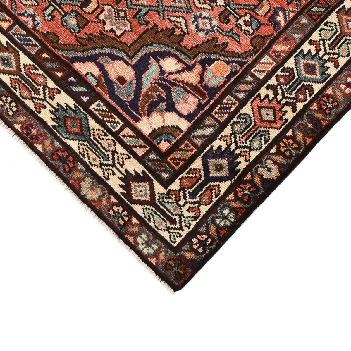 Perski dywan - Nomadyczny - 222 x 148 cm - jasna czerwień