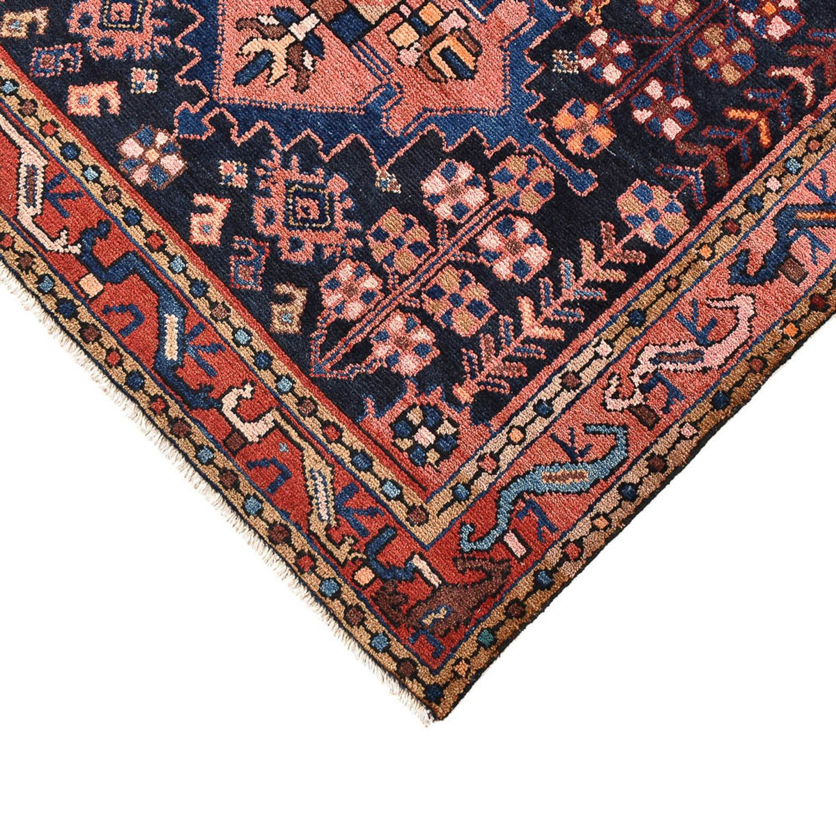 Perski dywan - Nomadyczny - 187 x 107 cm - ciemnoniebieski