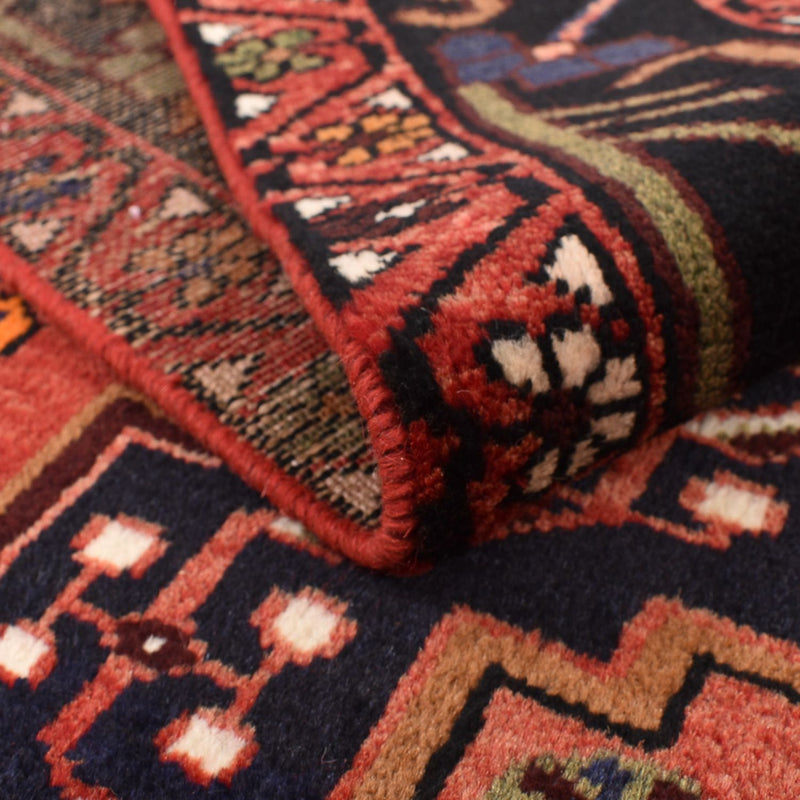 Perski dywan - Nomadyczny - 202 x 138 cm - czerwony