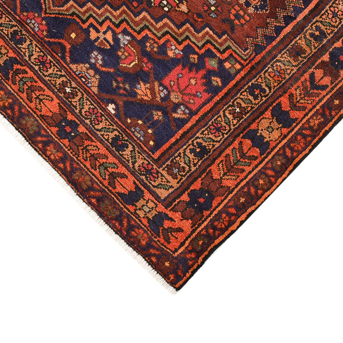 Dywan perski - Bijar - 210 x 130 cm - ciemna czerwień