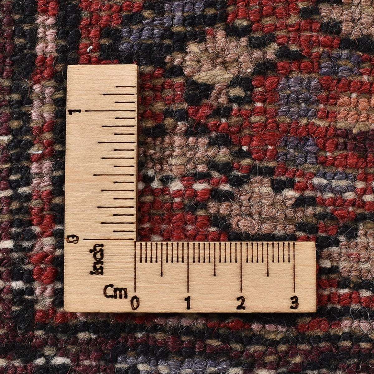 Dywan perski - Bijar - 206 x 132 cm - jasna czerwień