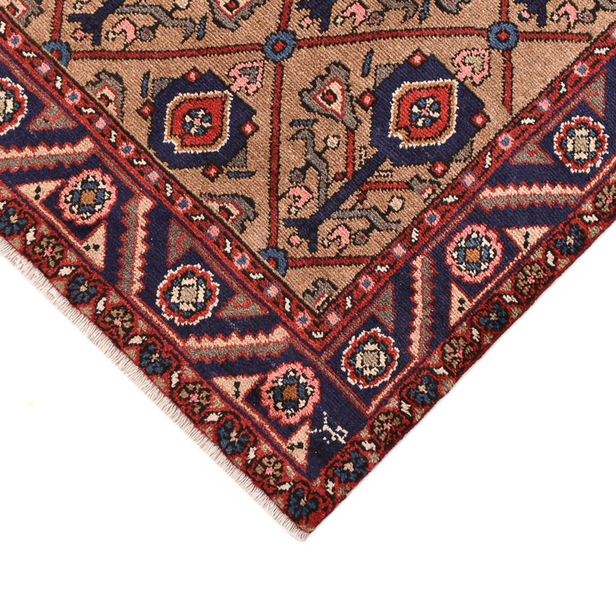 Biegacz Perski dywan - Nomadyczny - 223 x 128 cm - ciemny beż