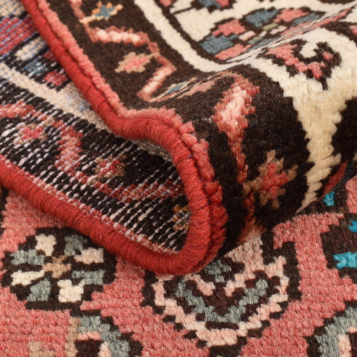 Biegacz Perski dywan - Nomadyczny - 298 x 87 cm - jasna czerwień