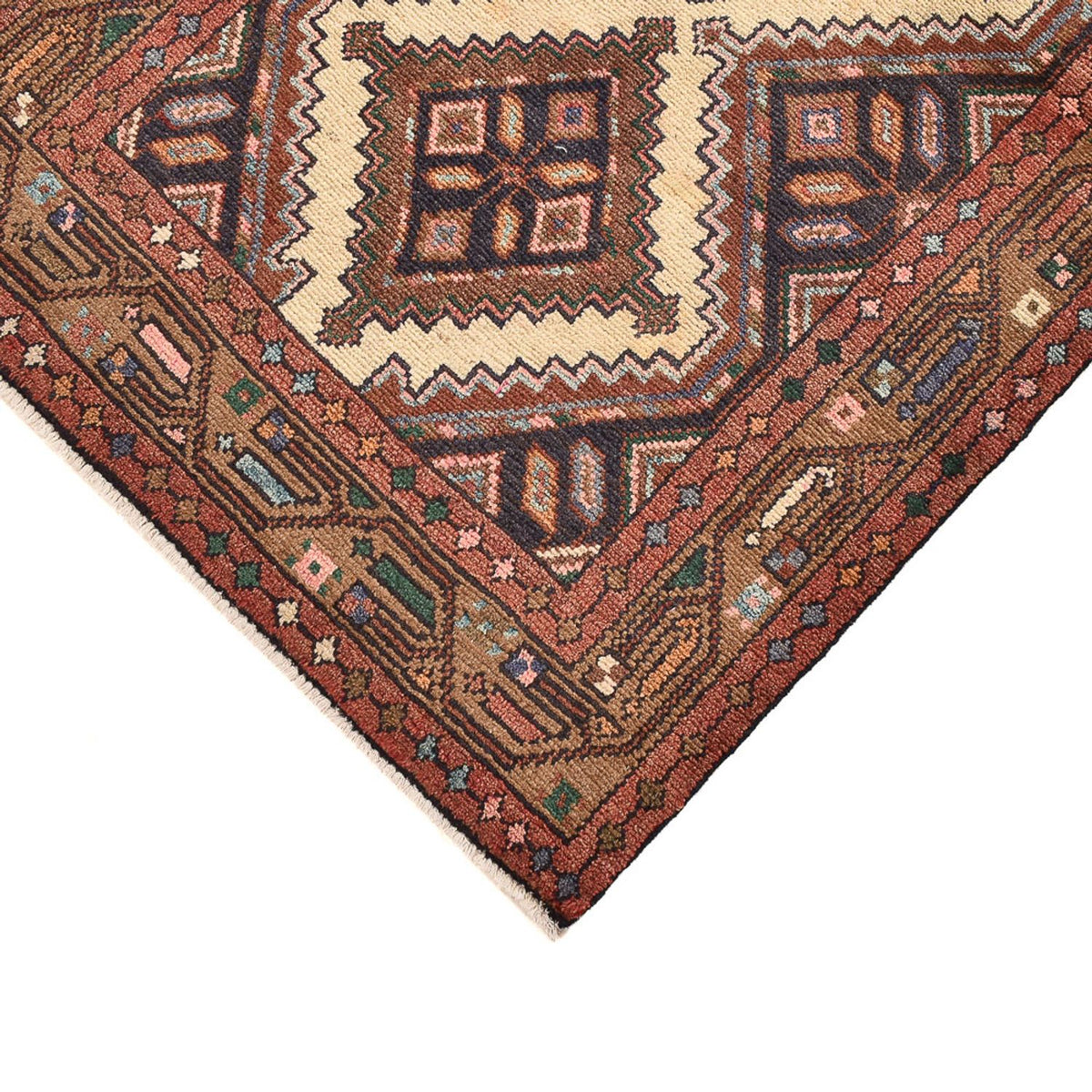 Biegacz Perski dywan - Nomadyczny - 295 x 78 cm - rdza