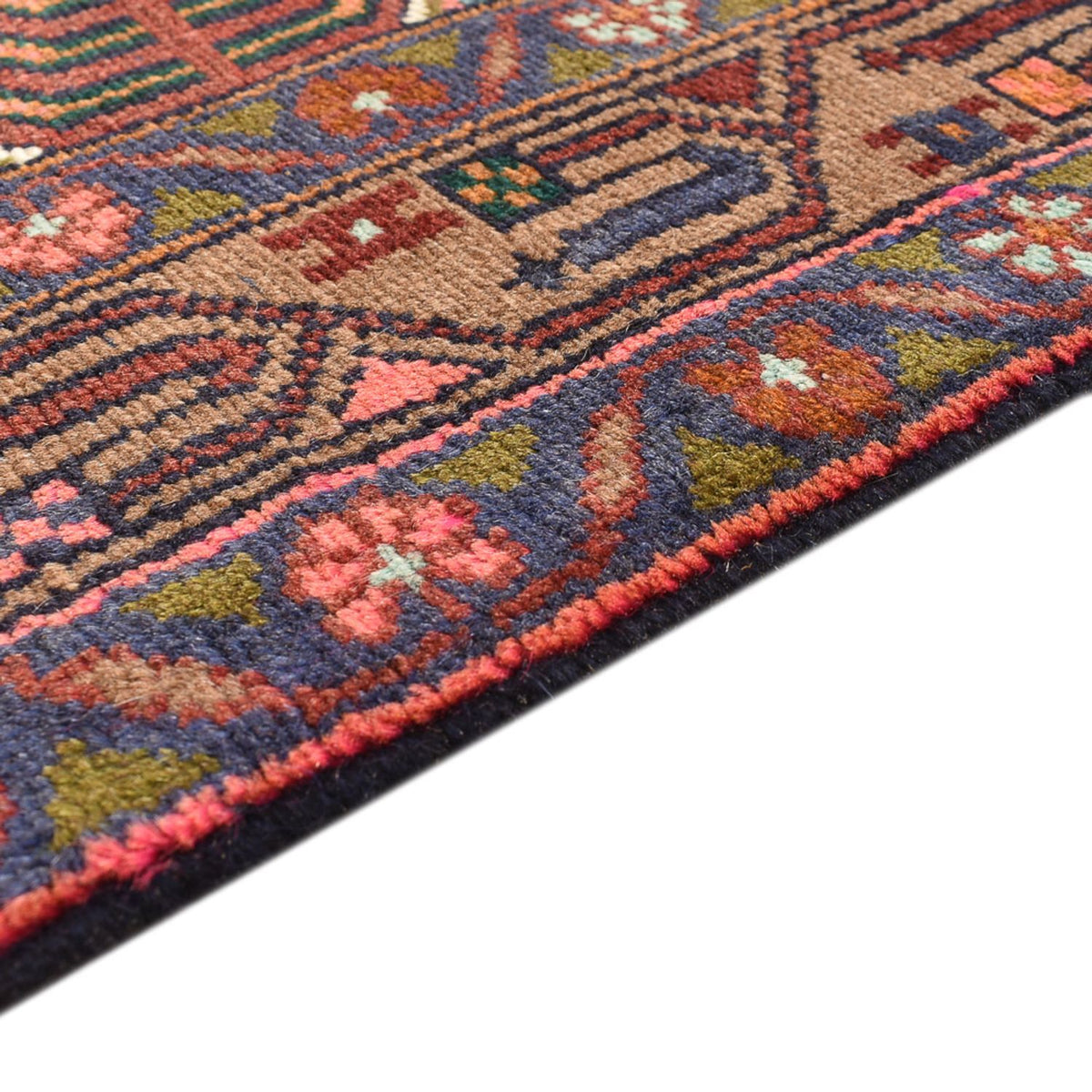 Biegacz Perski dywan - Nomadyczny - 279 x 82 cm - rdza