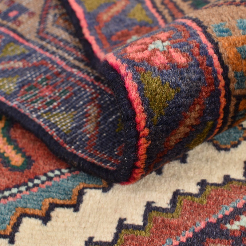 Biegacz Perski dywan - Nomadyczny - 279 x 82 cm - rdza