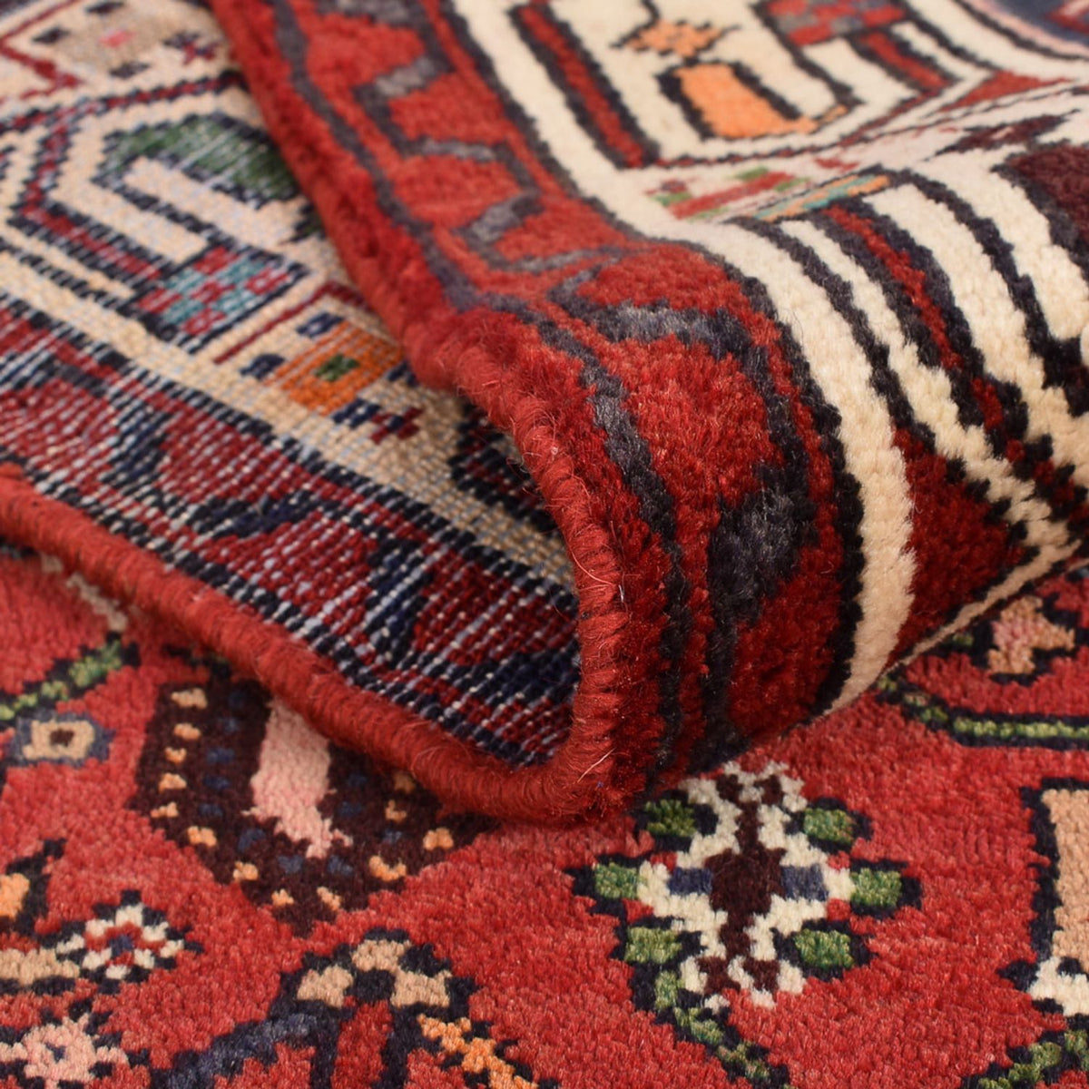 Biegacz Perski dywan - Nomadyczny - 373 x 87 cm - czerwony