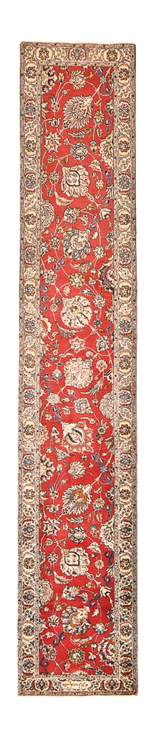 Biegacz Dywan perski - Tabriz - 398 x 72 cm - czerwony