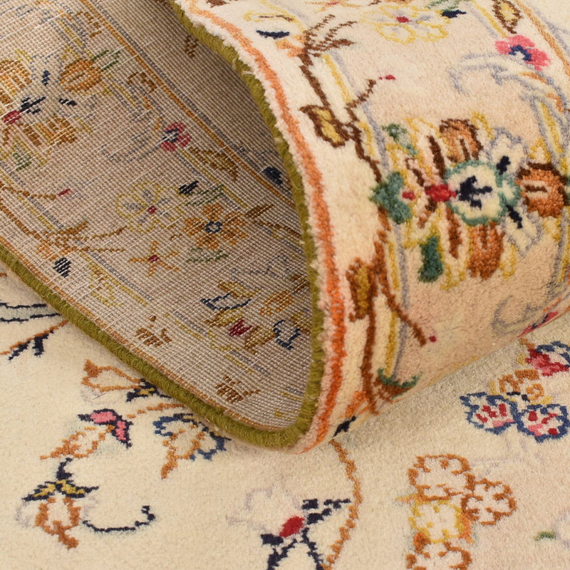 Biegacz Dywan perski - Keshan - 385 x 98 cm - beżowy