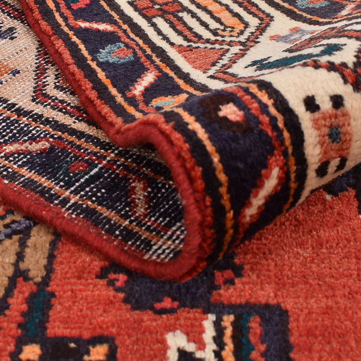 Biegacz Perski dywan - Nomadyczny - 388 x 108 cm - czerwony