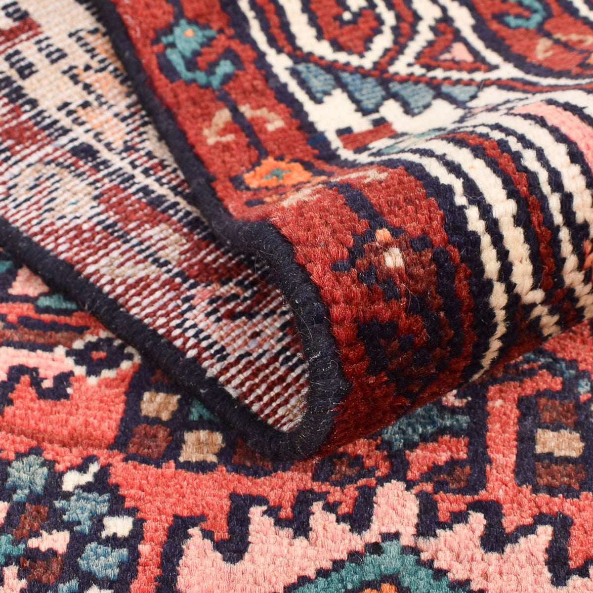 Biegacz Perski dywan - Nomadyczny - 277 x 100 cm - jasna czerwień