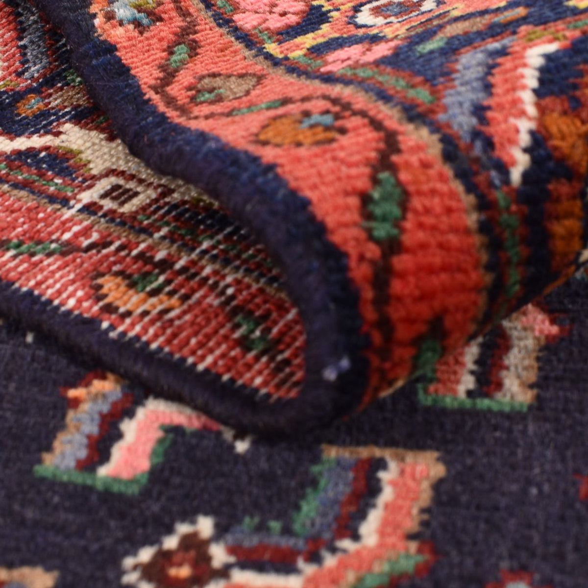 Biegacz Perski dywan - Nomadyczny - 300 x 107 cm - ciemnoniebieski