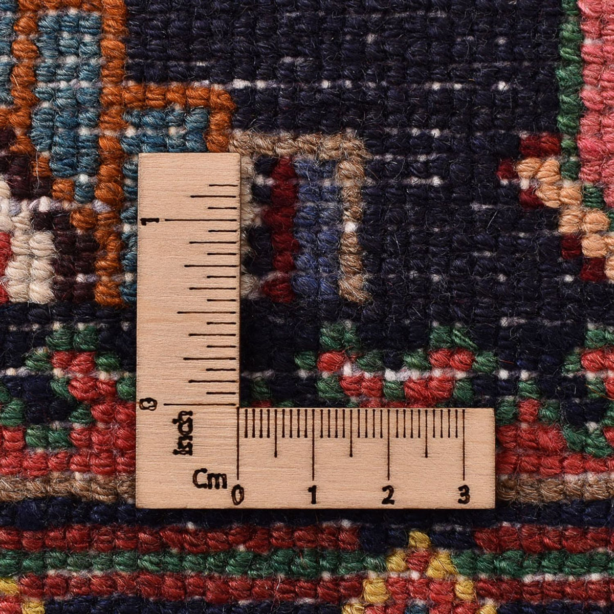 Biegacz Perski dywan - Nomadyczny - 300 x 107 cm - ciemnoniebieski