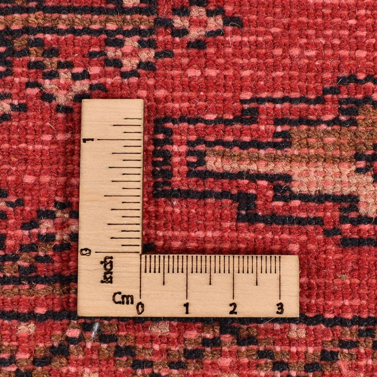 Biegacz Dywan turkmeński - 276 x 102 cm - czerwony