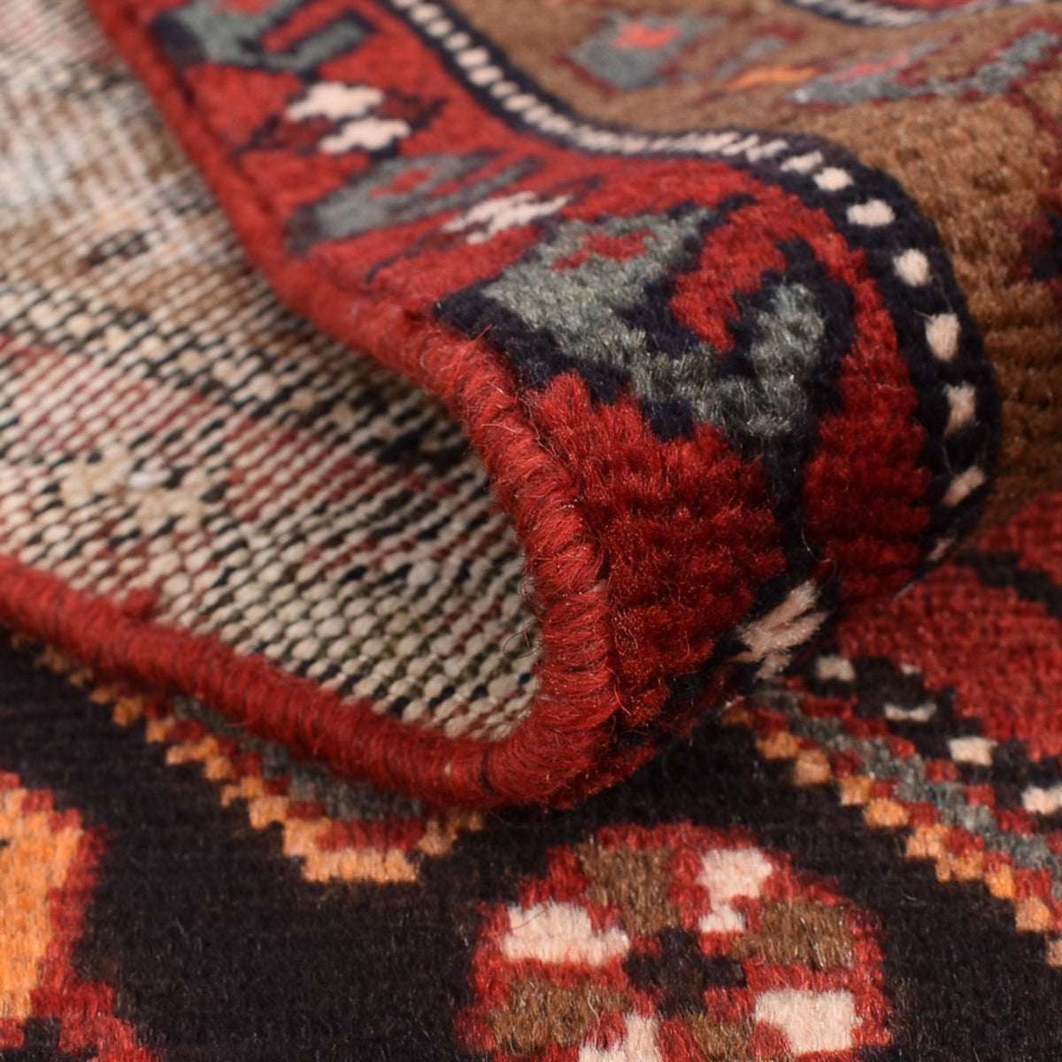 Biegacz Perski dywan - Nomadyczny - 283 x 104 cm - czerwony