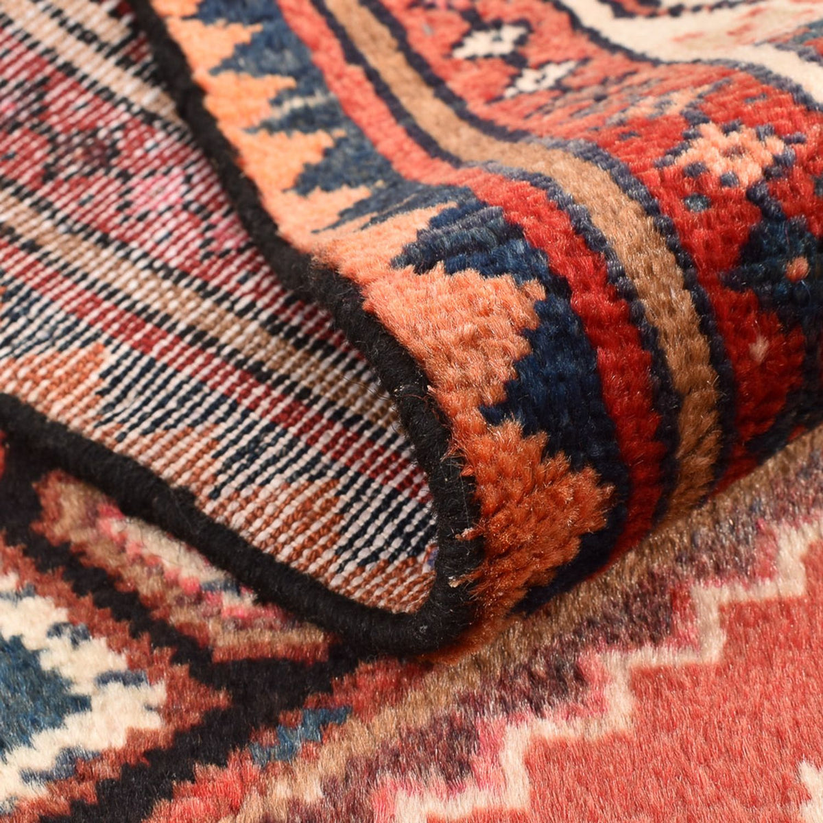 Perski dywan - Nomadyczny - 140 x 97 cm - jasna czerwień