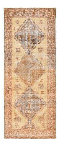 Biegacz Dywan Vintage - 350 x 136 cm - ciemny beż