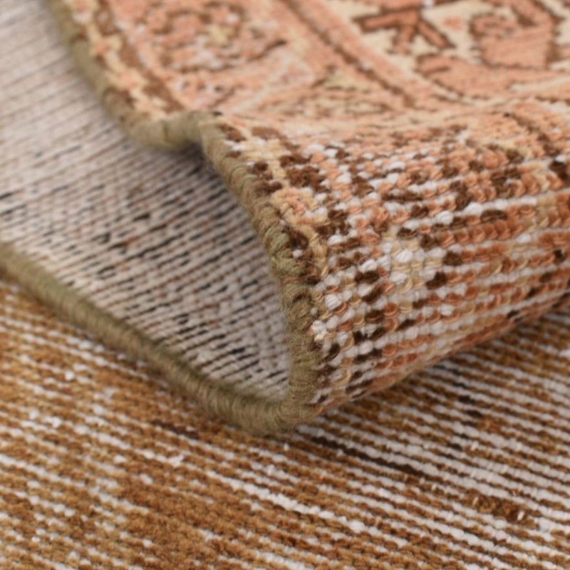 Biegacz Dywan Vintage - 350 x 136 cm - ciemny beż