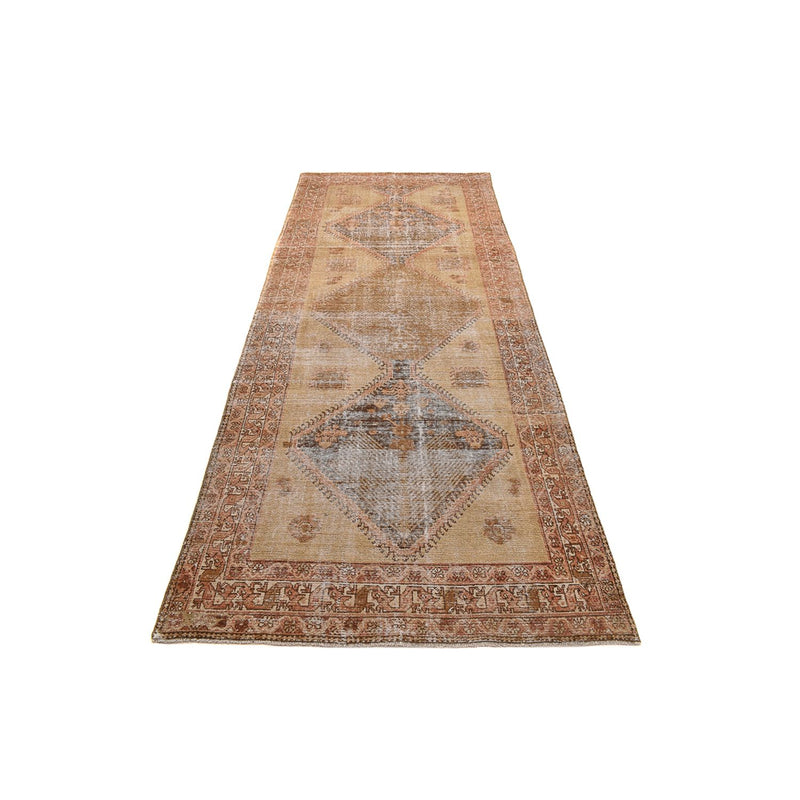 Biegacz Dywan Vintage - 350 x 136 cm - ciemny beż