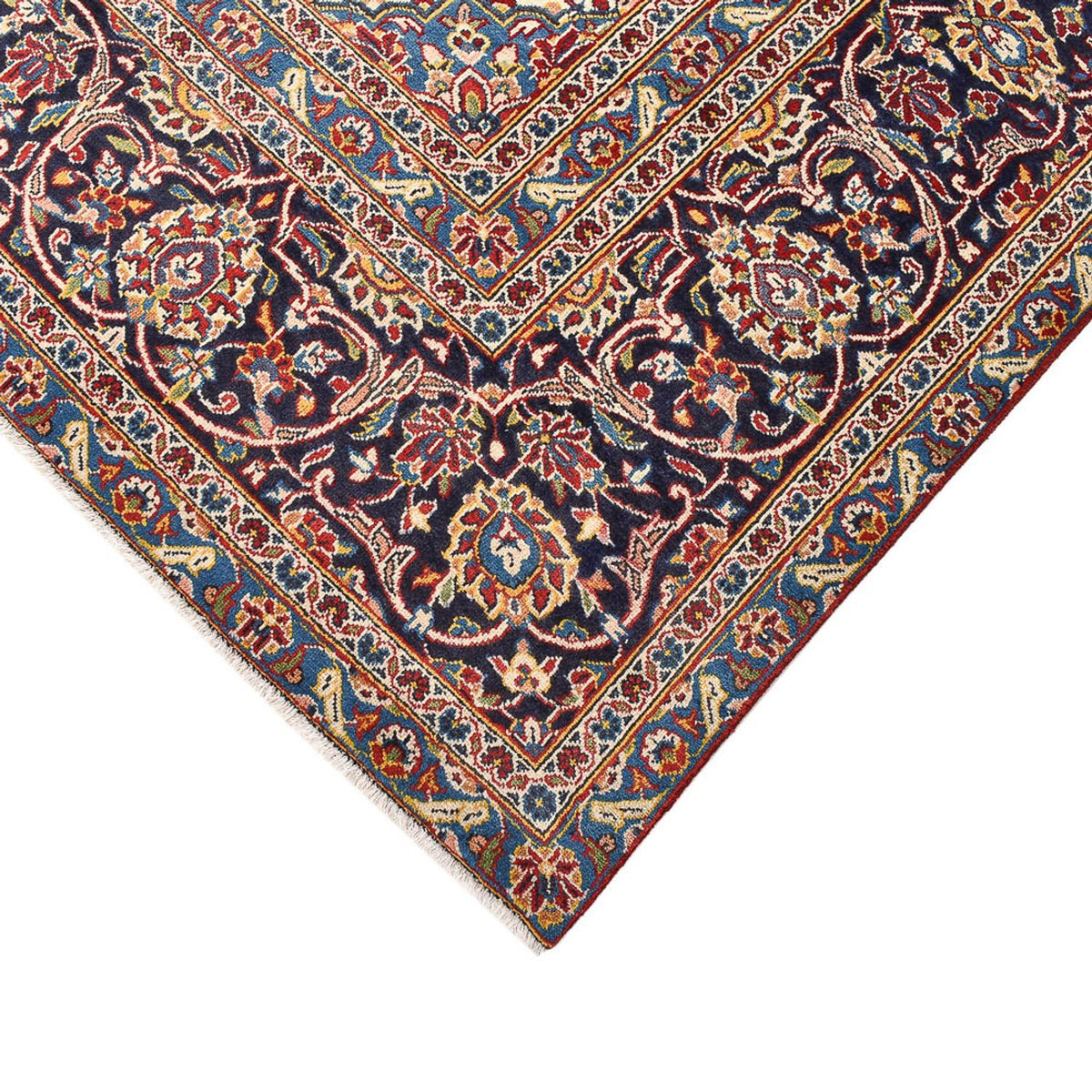 Dywan perski - Keshan - 392 x 290 cm - czerwony