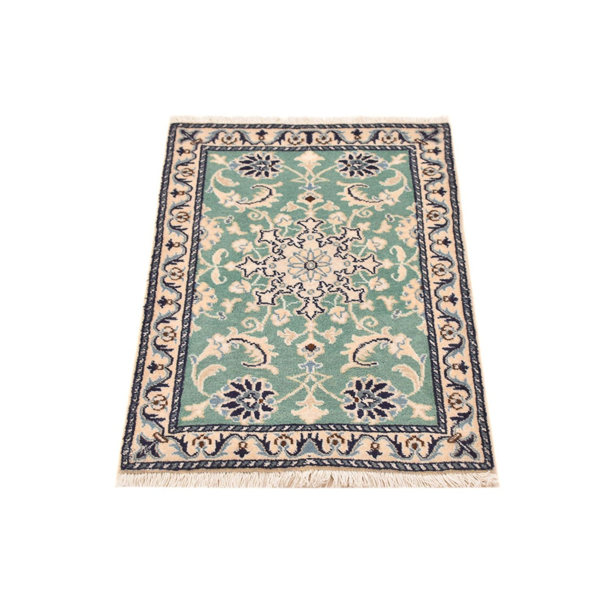 Dywan perski - Nain - 87 x 60 cm - jasnozielony