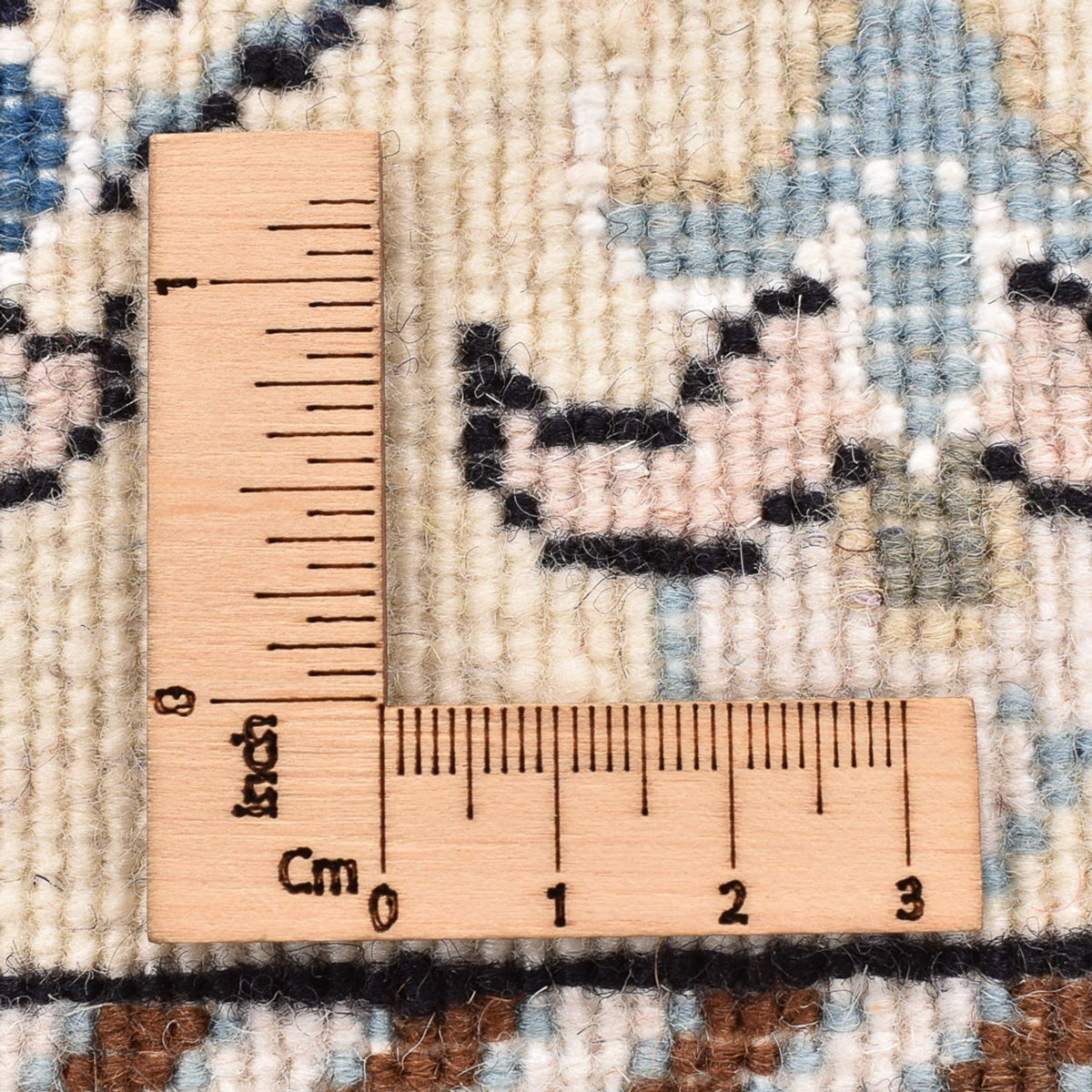 Dywan perski - Nain - 87 x 57 cm - beżowy