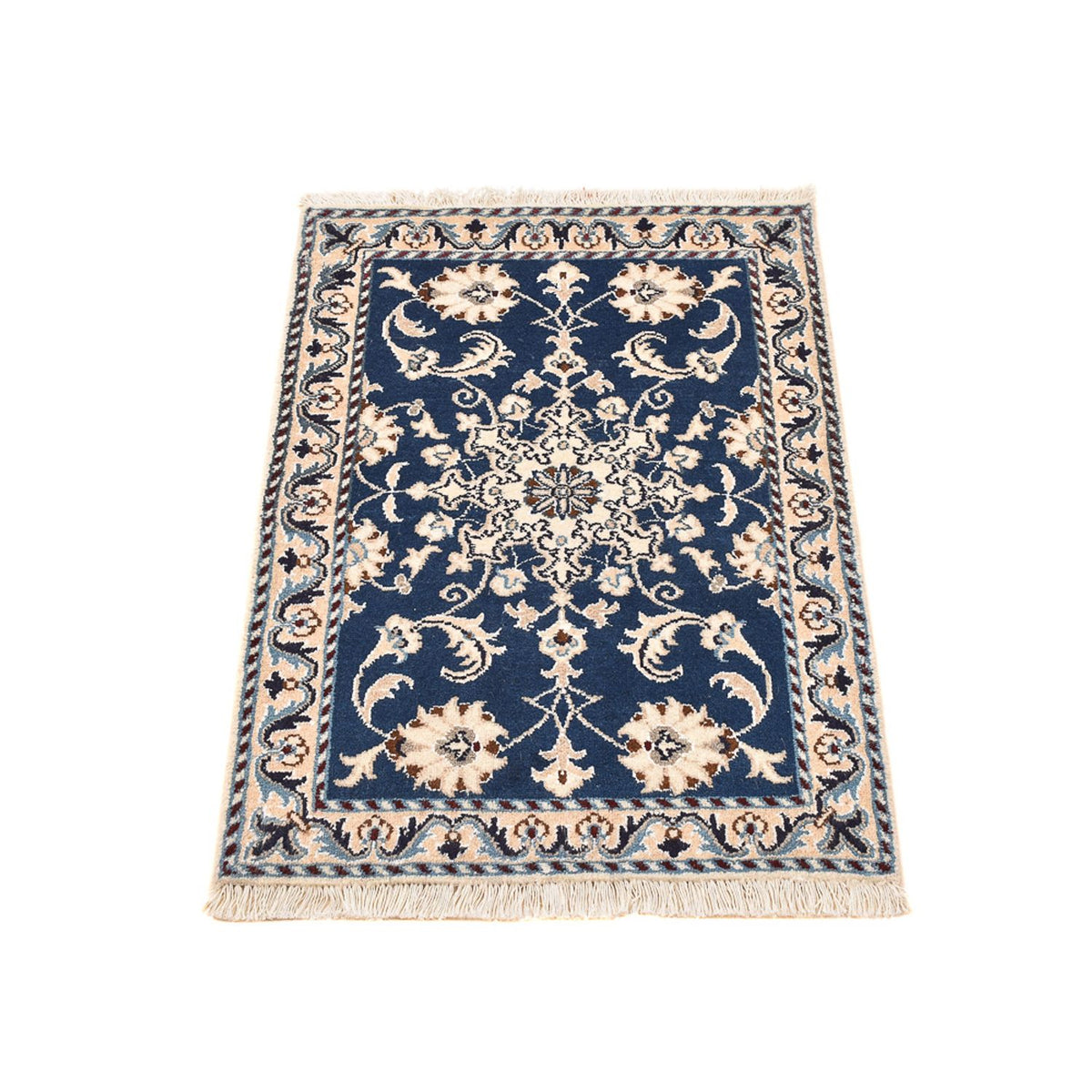 Dywan perski - Nain - 85 x 60 cm - niebieski