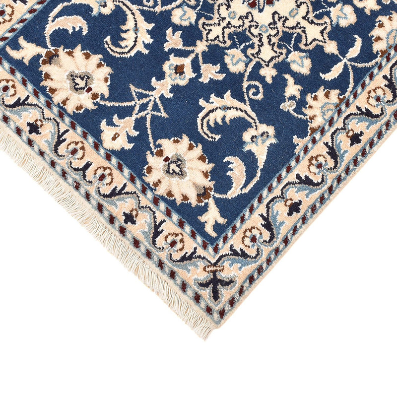 Dywan perski - Nain - 85 x 60 cm - niebieski