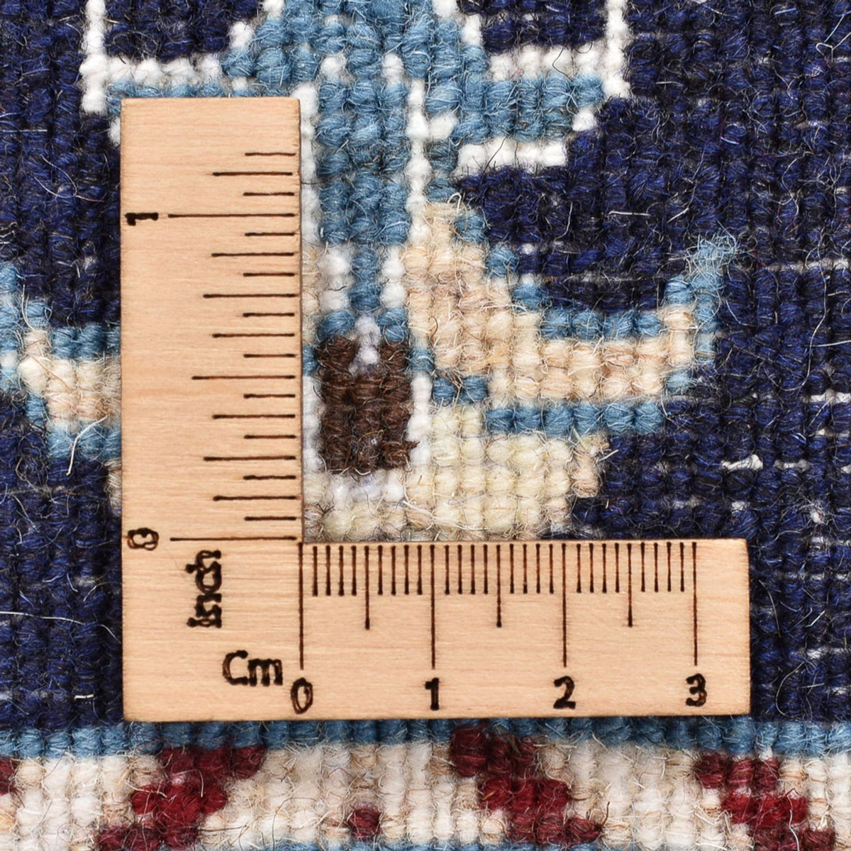 Dywan perski - Nain - 87 x 56 cm - ciemnoniebieski