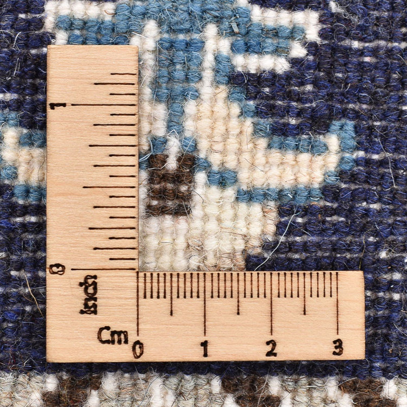 Dywan perski - Nain - 89 x 60 cm - ciemnoniebieski