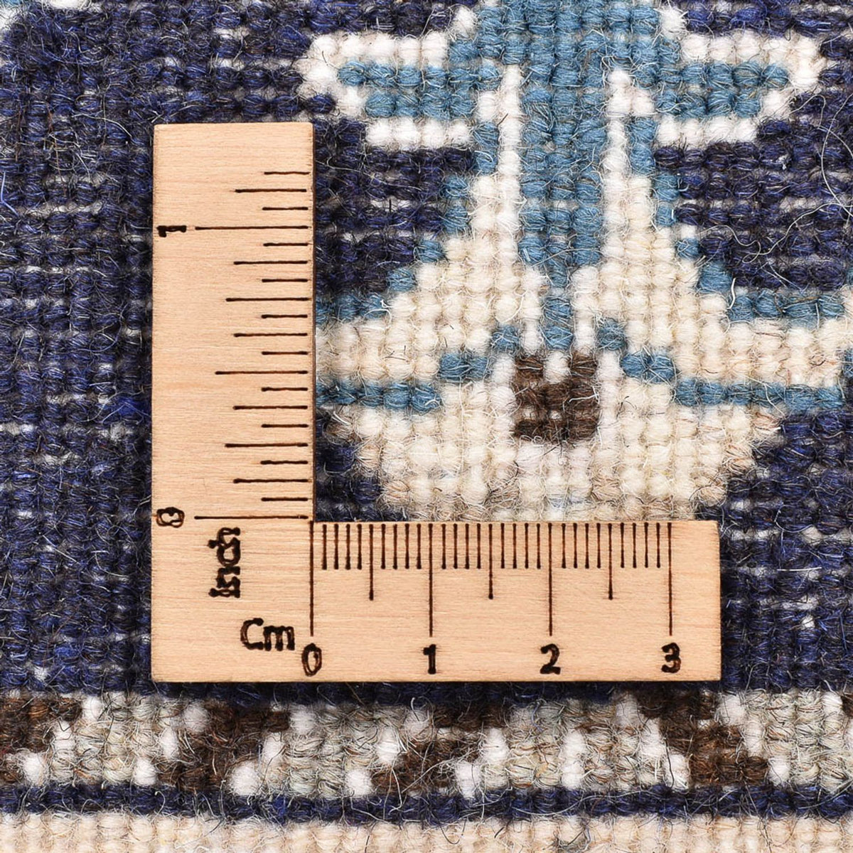 Dywan perski - Nain - 90 x 60 cm - ciemnoniebieski