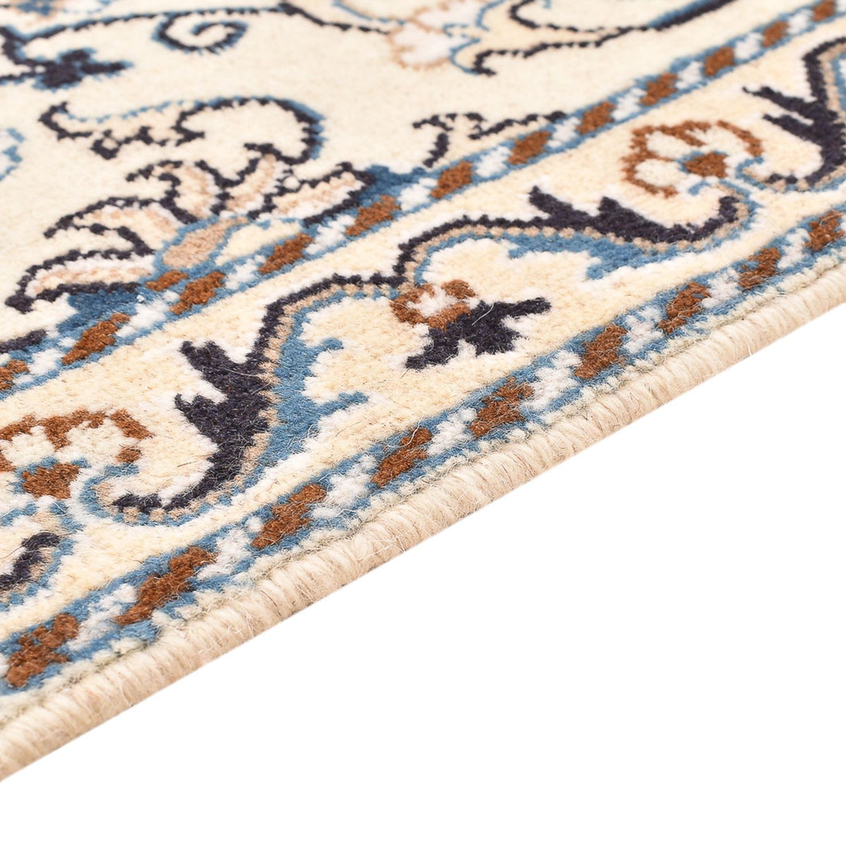 Dywan perski - Nain - 87 x 58 cm - kremowy